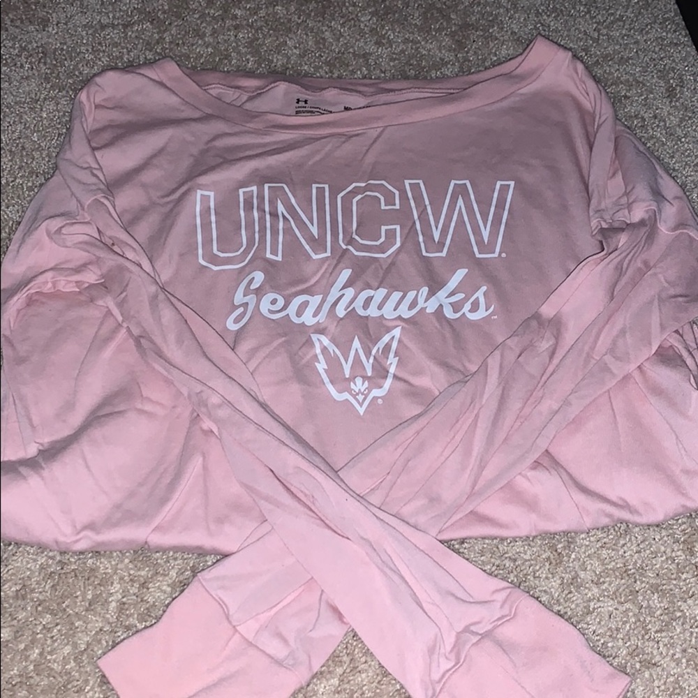 UNCW pink long sleeve
